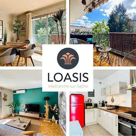 شقة Loasis-t4 Confortable Proche Gare & Centre-ville Villefranche-sur-Saône
